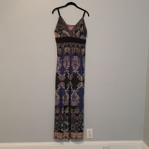 Empire waist tie back dress